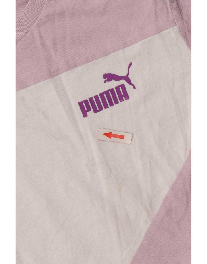 T-shirt damski Puma Top UK 12 w kolorze średniego różu