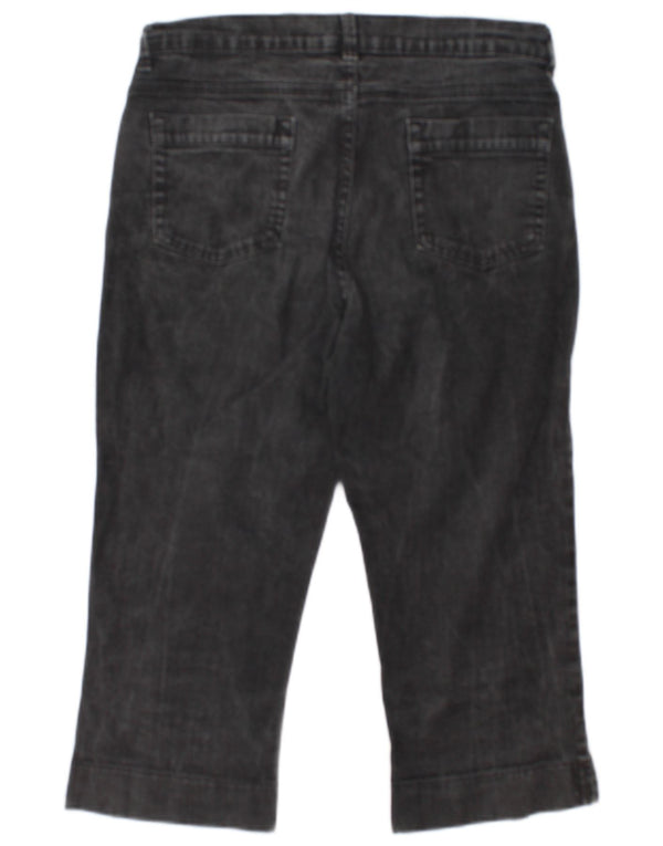 Marks & Spencer Damskie jeansy Capri UK 12 Medium W30 L19 Szara bawełna