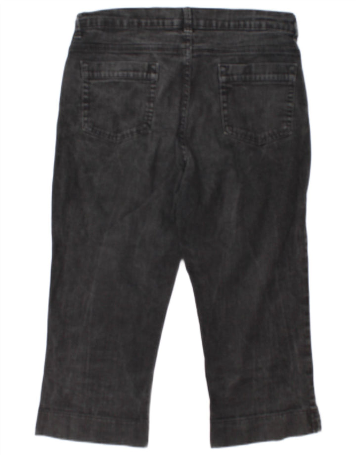 Marks & Spencer Damskie jeansy Capri UK 12 Medium W30 L19 Szara bawełna