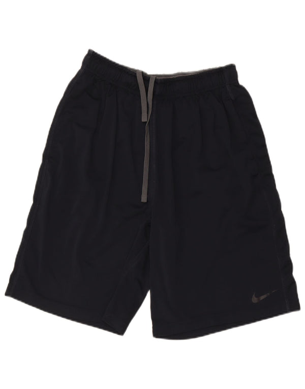 Damskie spodenki sportowe Nike Dri Fit UK 14, średni granatowy poliester