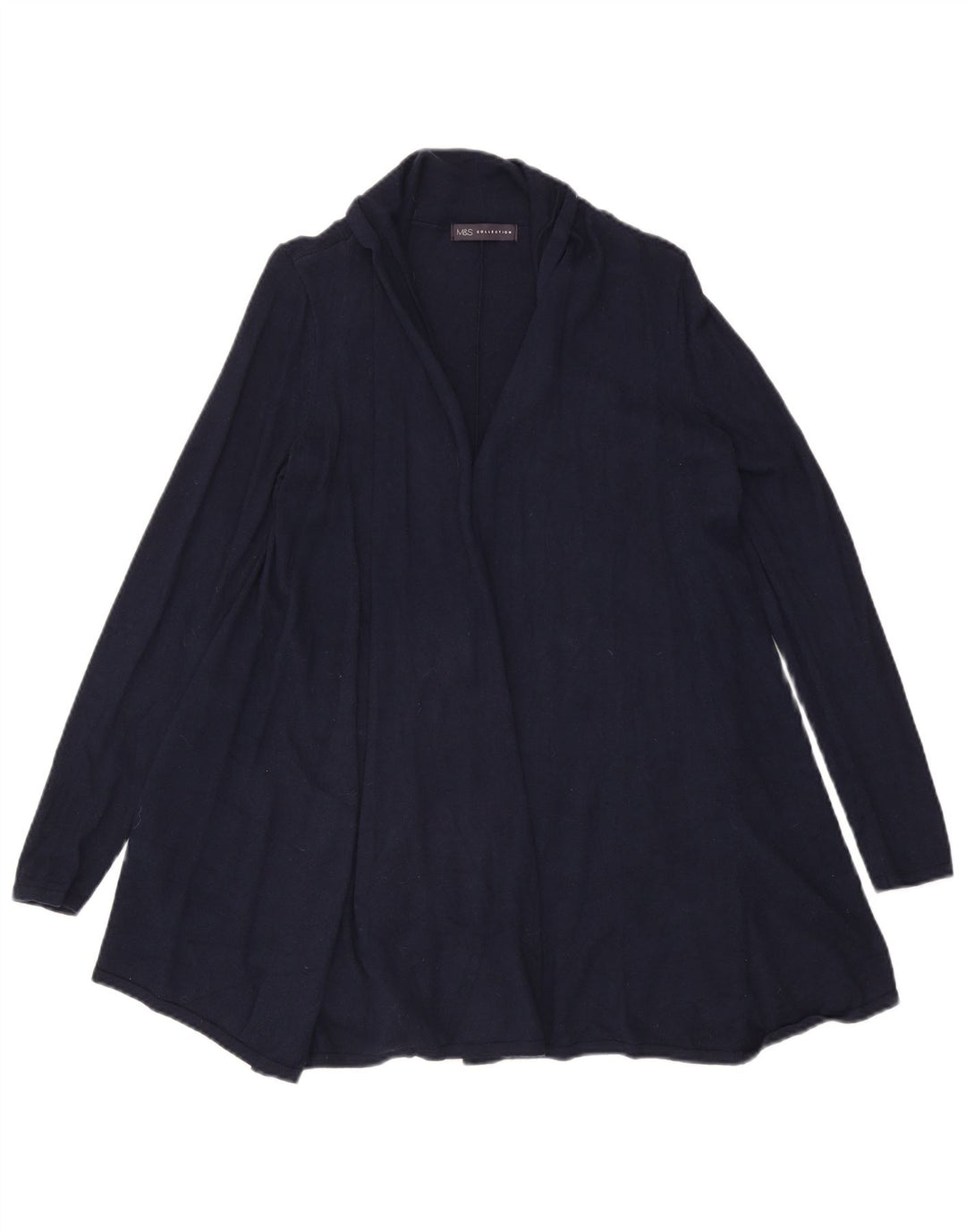 Sweter damski Marks & Spencer Longline Open Cardigan UK 10, mały, granatowy