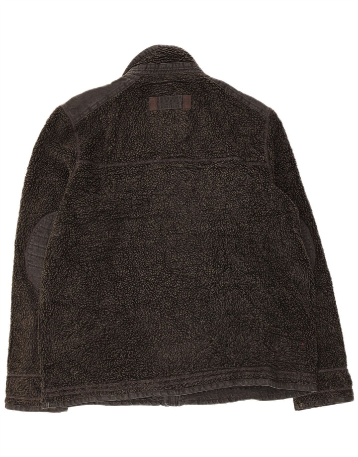 Męska kurtka polarowa Fat Face UK 42 XL, czarna, poliester