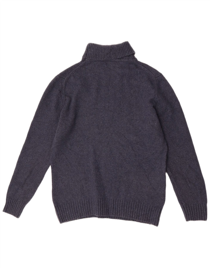 Męski sweter z golfem Zara, duży, granatowy