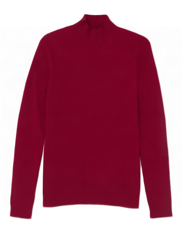 Marks & Spencer Damski sweter z golfem UK 14, duży fioletowy
