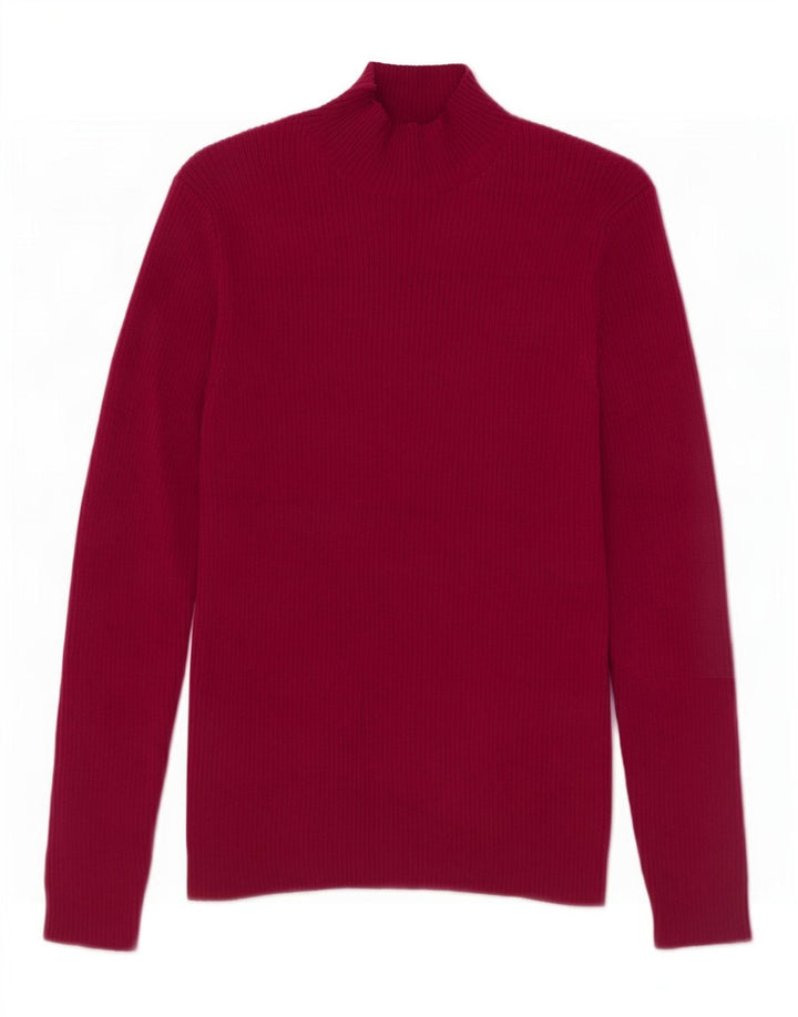 Marks & Spencer Damski sweter z golfem UK 14, duży fioletowy