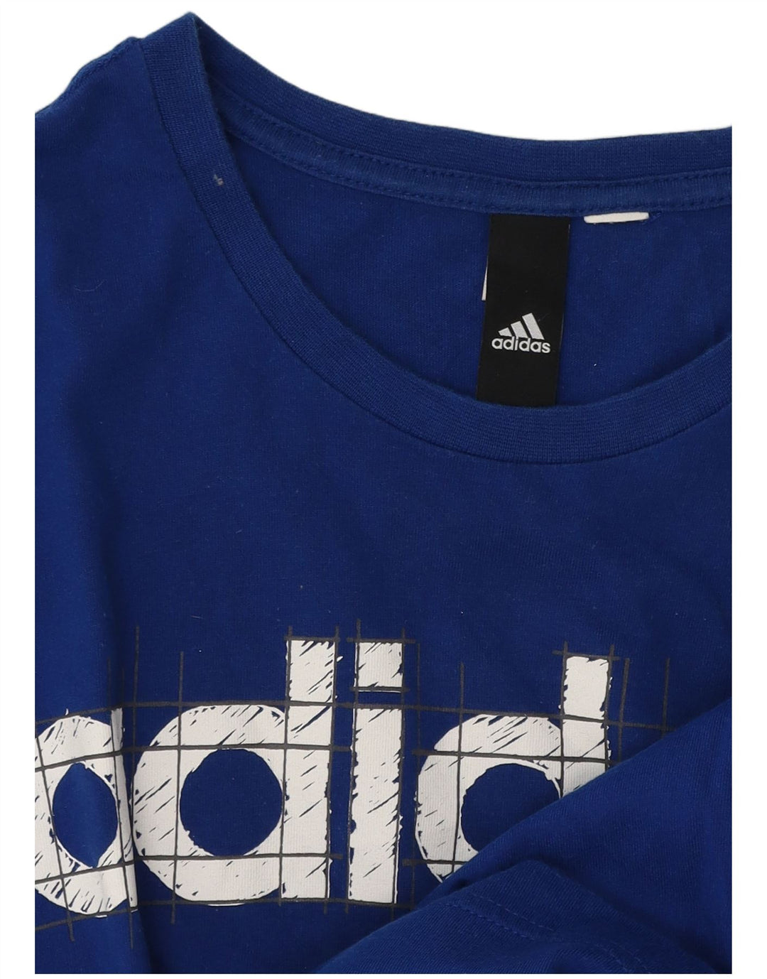 Męska koszulka graficzna Adidas Top Medium Blue