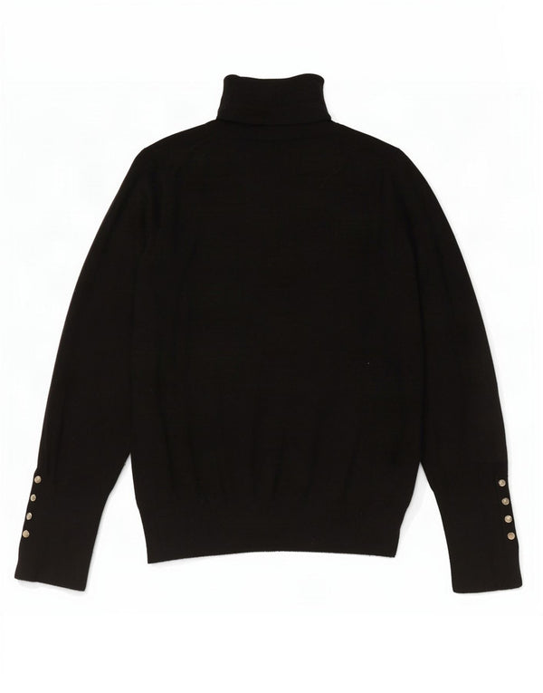 Sweter damski Zara z golfem UK 10, mały, czarny