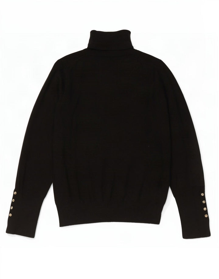 Sweter damski Zara z golfem UK 10, mały, czarny
