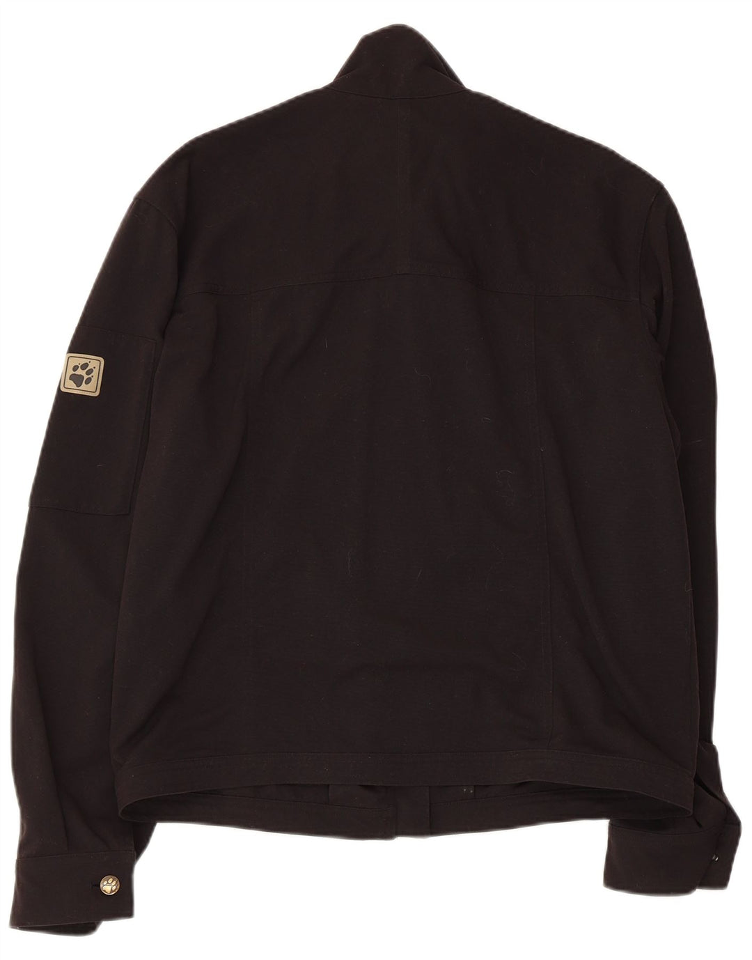 Męska kurtka przeciwdeszczowa JACK WOLFSKIN UK 36/38 Średni czarny poliamid