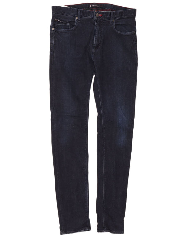 Męskie jeansy Tommy Hilfiger Bleecker Slim W34 L36 Granatowa bawełna