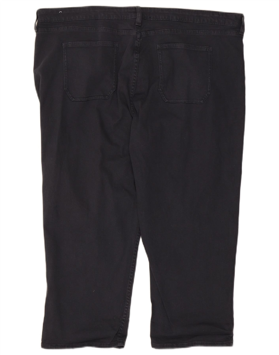 Damskie dżinsy Capri Fat Face UK 20 2XL W40 L21 Czarna bawełna