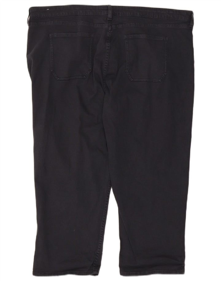 Damskie dżinsy Capri Fat Face UK 20 2XL W40 L21 Czarna bawełna