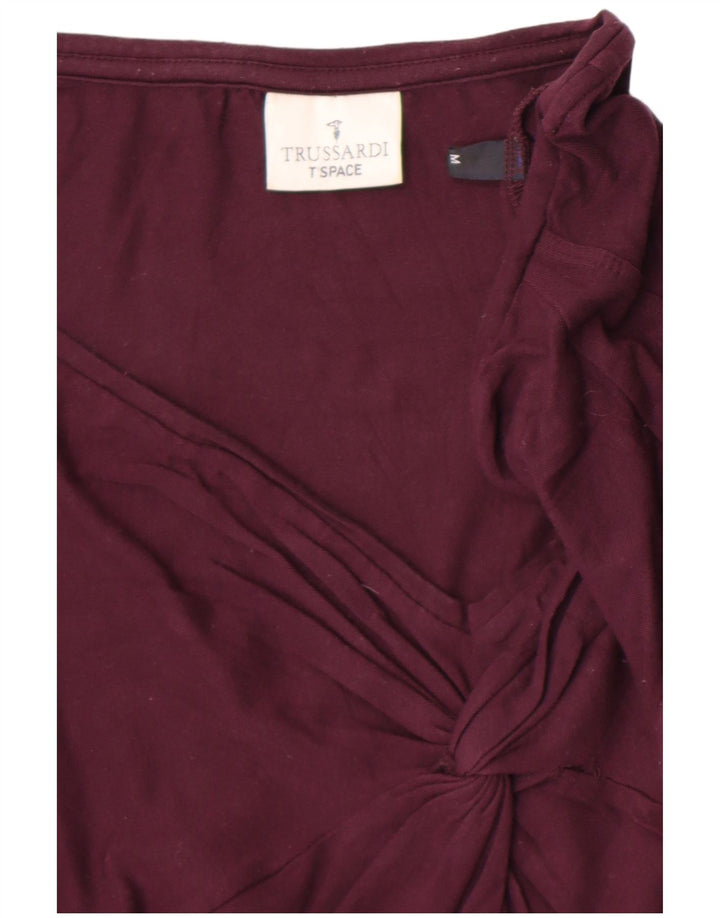 Damski top Trussardi z długim rękawem UK 12, średni fiolet, wiskoza