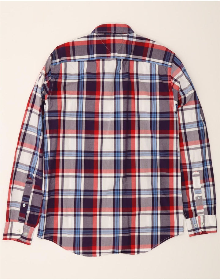 Męska koszula Tommy Hilfiger New York Fit, średnia, wielokolorowa bawełniana krata