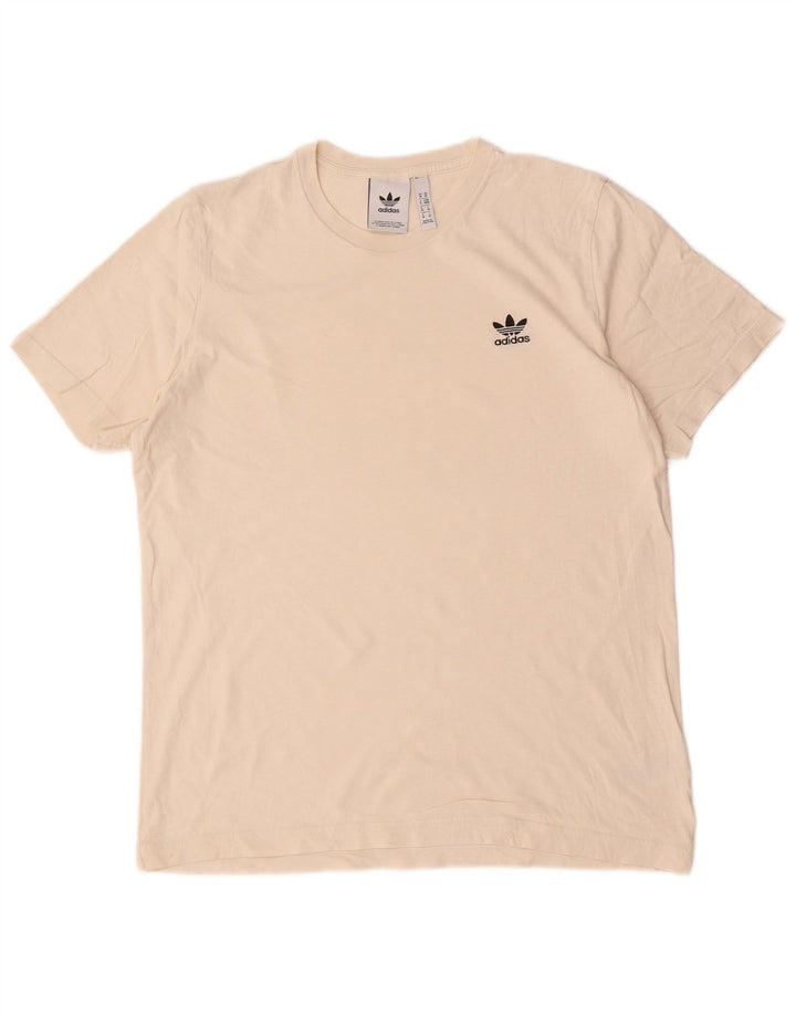 Adidas Męska koszulka Top Medium Off White Cotton