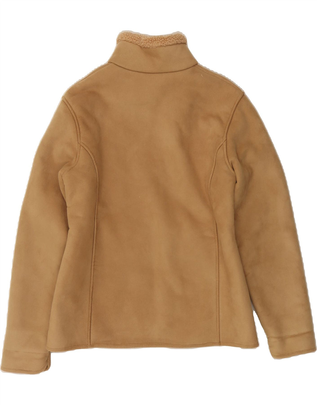 JACK MURPHY Womens Sherpa Jacket UK 16 Large Beige Polyester Vintage Jack Murphy and Second-Hand Jack Murphy from Messina Hembry 