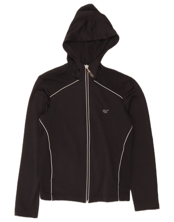 Damski sweter z kapturem i zamkiem Sergio Tacchini UK 10, mały czarny