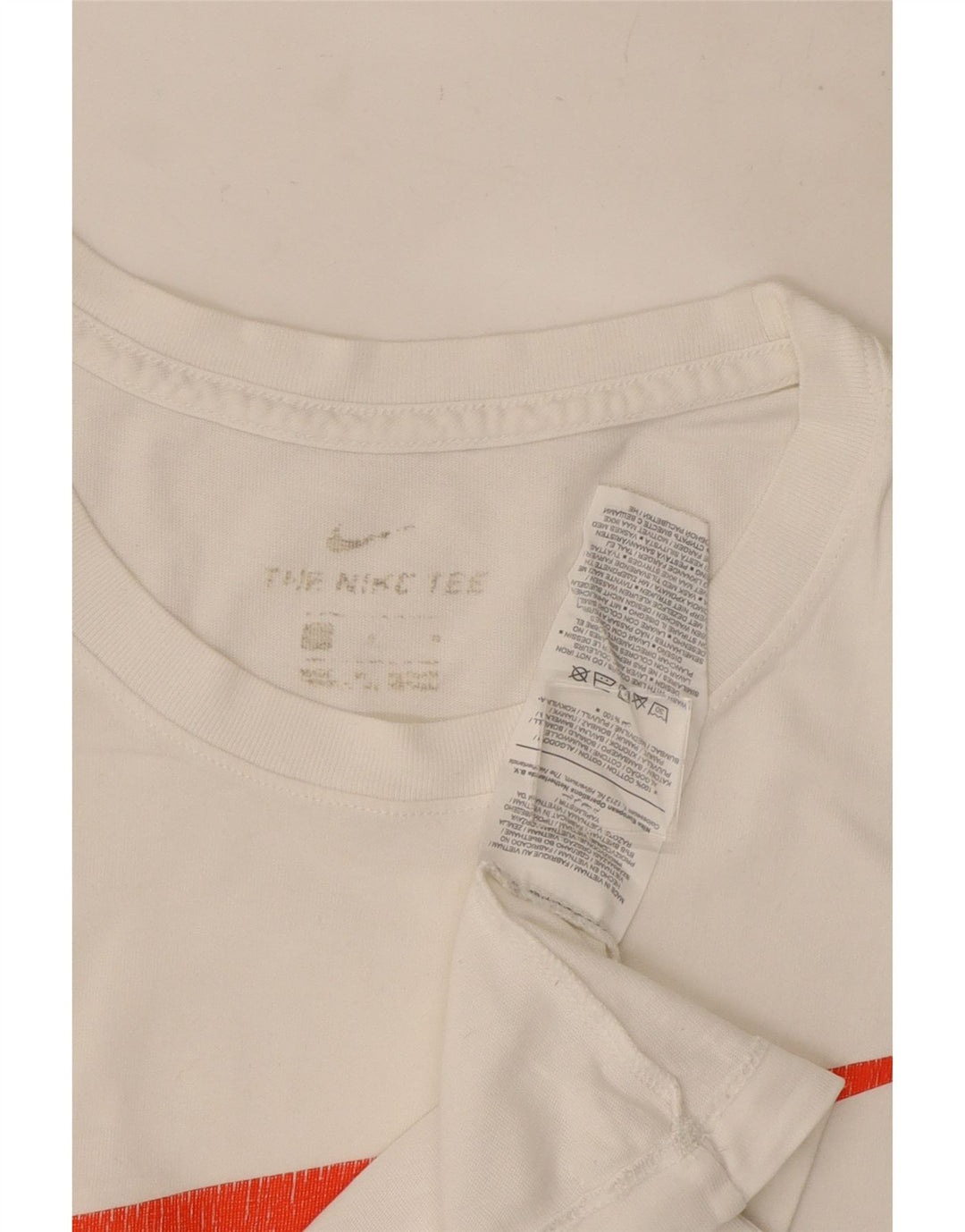 Męski T-shirt z grafiką Nike, duży, biały, bawełniany