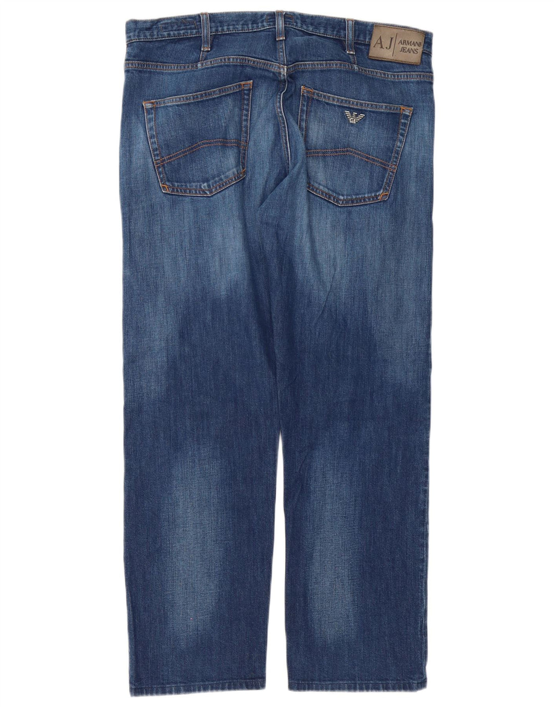 Męskie jeansy Armani Regular Straight W36 L30 Niebieskie bawełniane