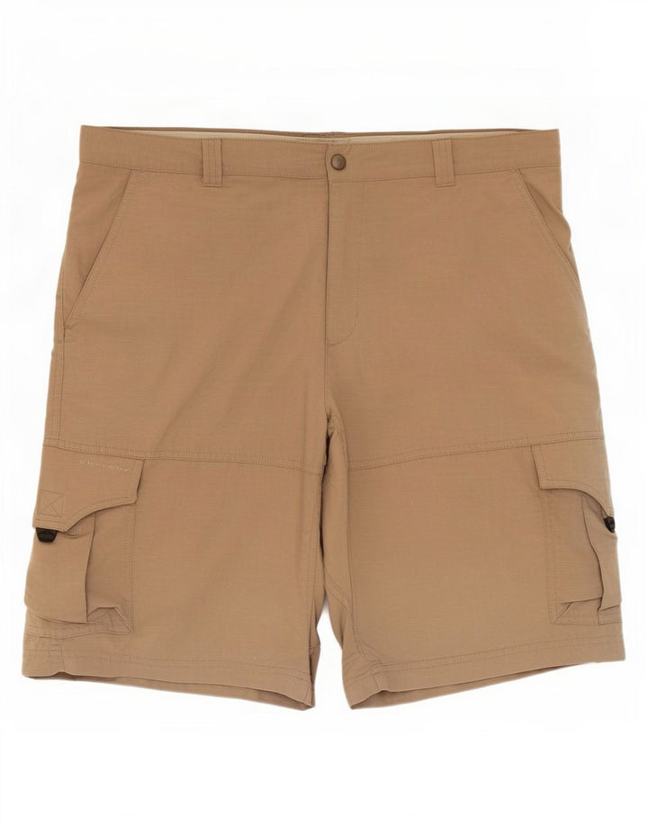 Męskie spodenki cargo Columbia W36, duże, brązowe, nylonowe
