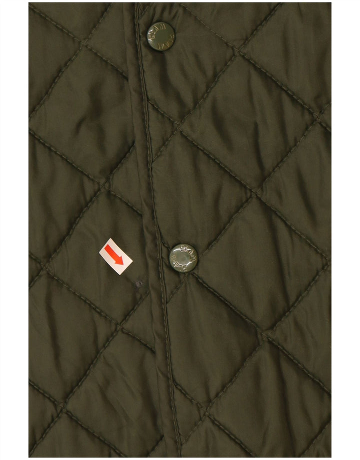 Męska pikowana kamizelka SLAM UK 38 Medium Khaki Nylon