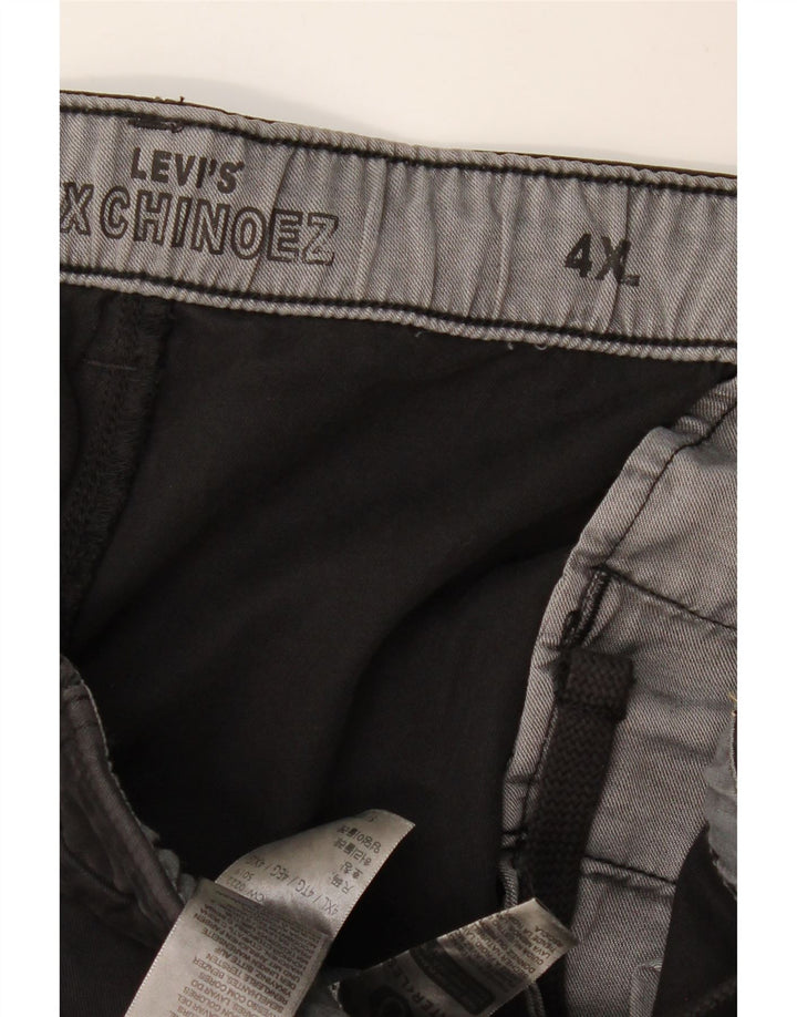 Męskie proste spodnie chino LEVI'S 4XL W52 L29 czarne