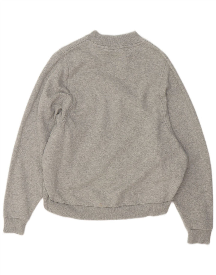 Damska bluza oversize Fila UK 10, mała, szara, nakrapiana bawełna