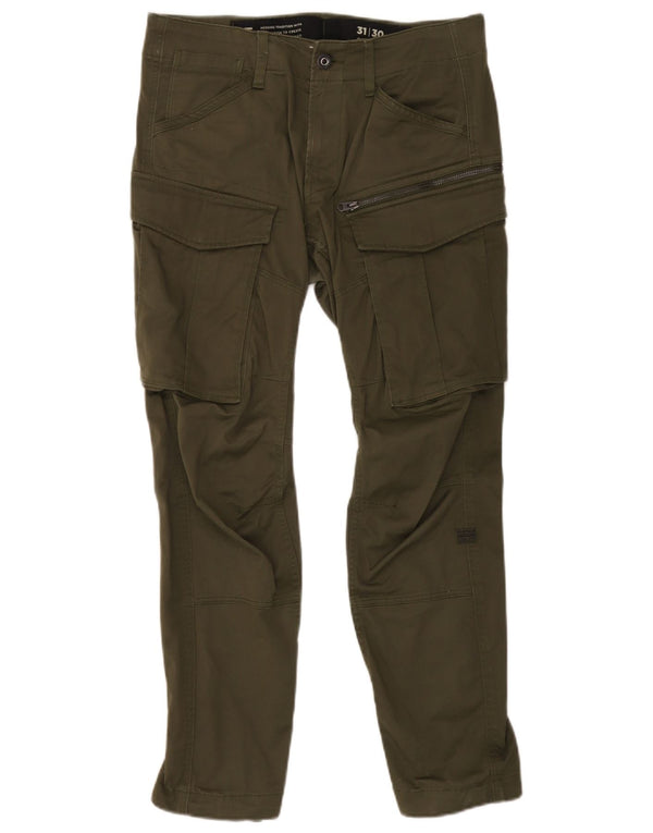Męskie spodnie cargo G-Star W31 L30 Khaki, bawełna
