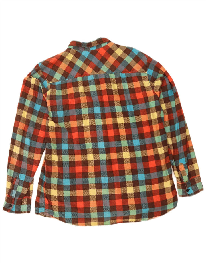 Męska koszula flanelowa Quiksilver w średnią wielobarwną kratkę