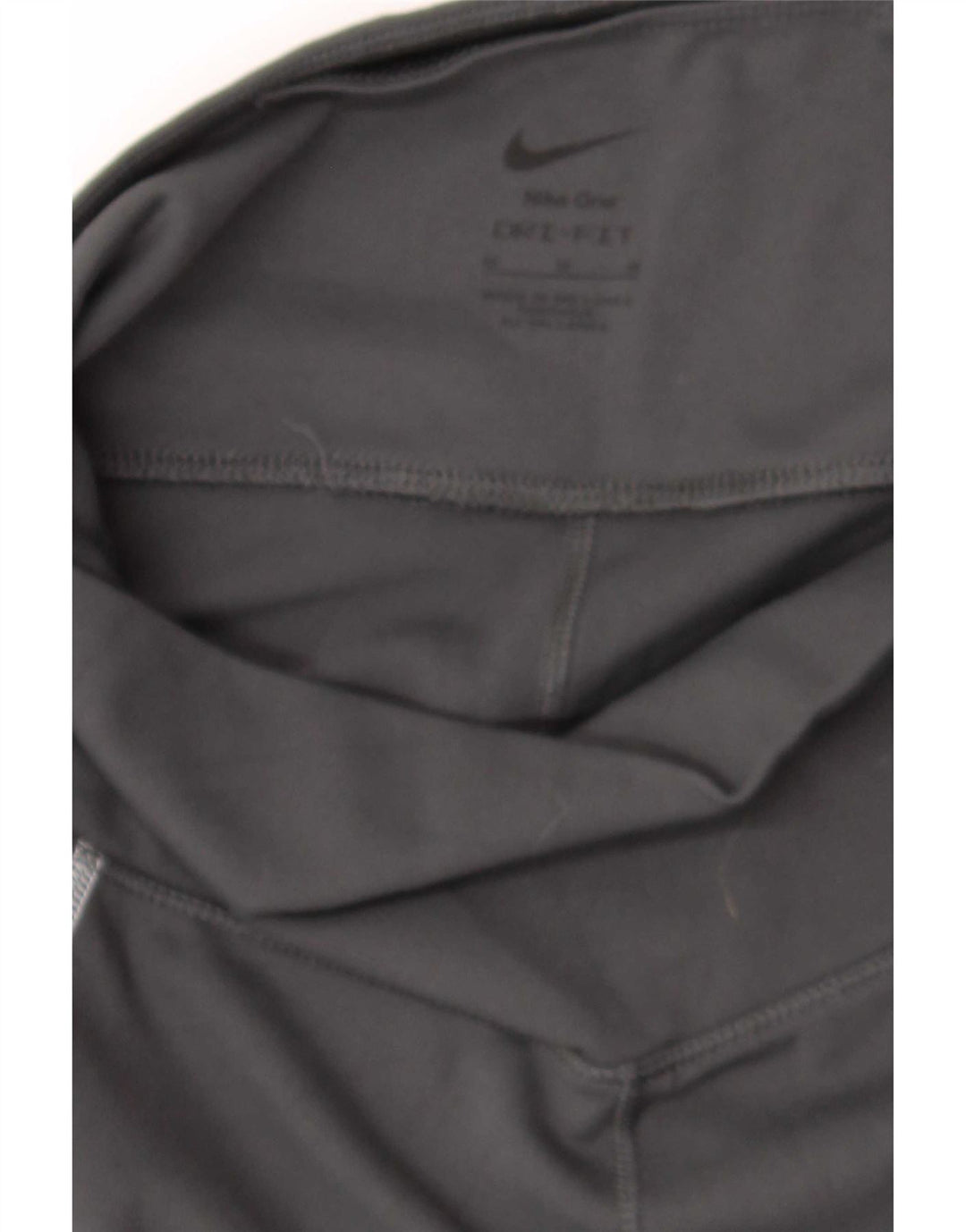 Damskie legginsy Nike Dri Fit UK 12, średni czarny poliester
