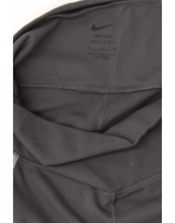 Damskie legginsy Nike Dri Fit UK 12, średni czarny poliester