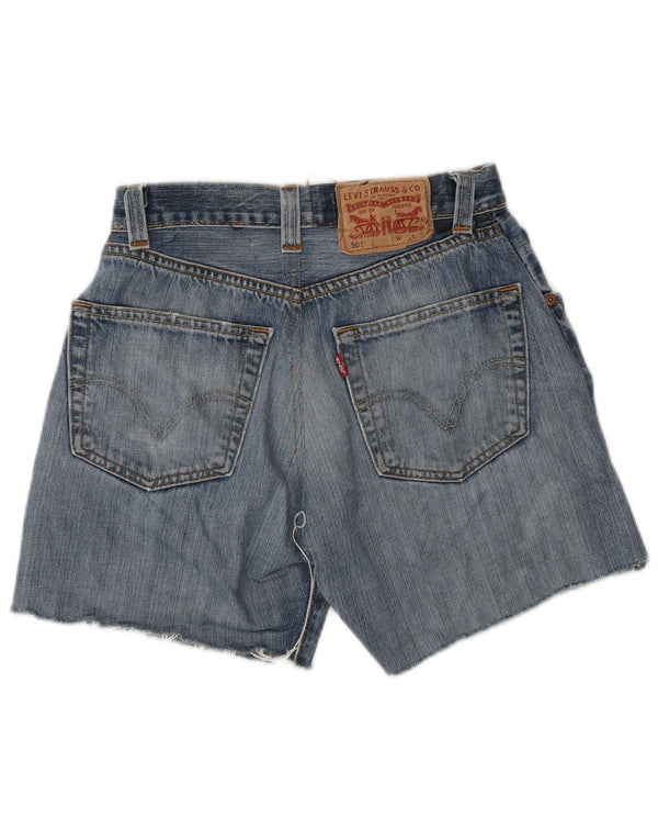 Damskie spodenki jeansowe Levi's 501 W32, duże, niebieskie, bawełniane