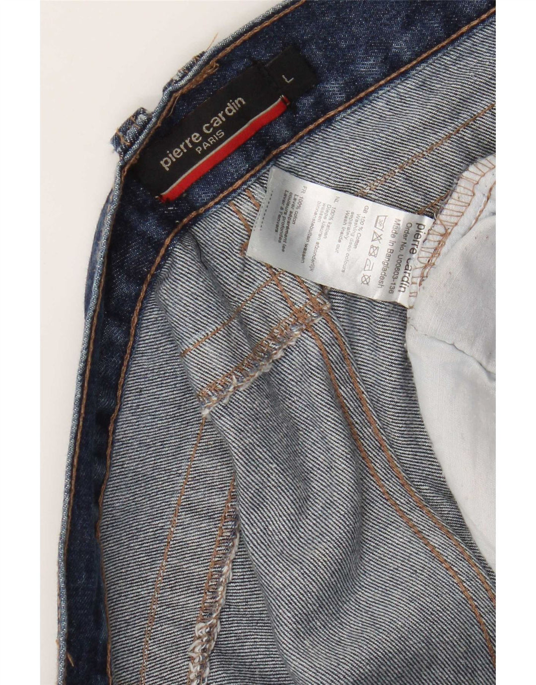 Męskie spodenki jeansowe Pierre Cardin, duże, W36, niebieska bawełna