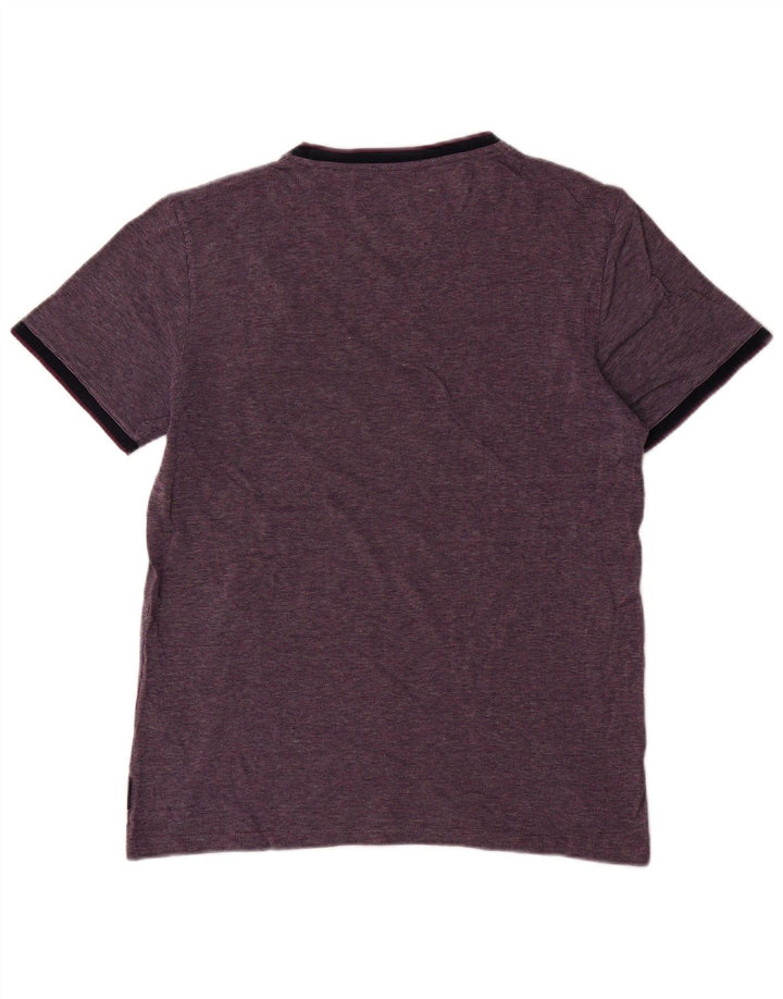 Ted Baker Męski T-shirt, rozmiar 3, średni fiolet, bawełna