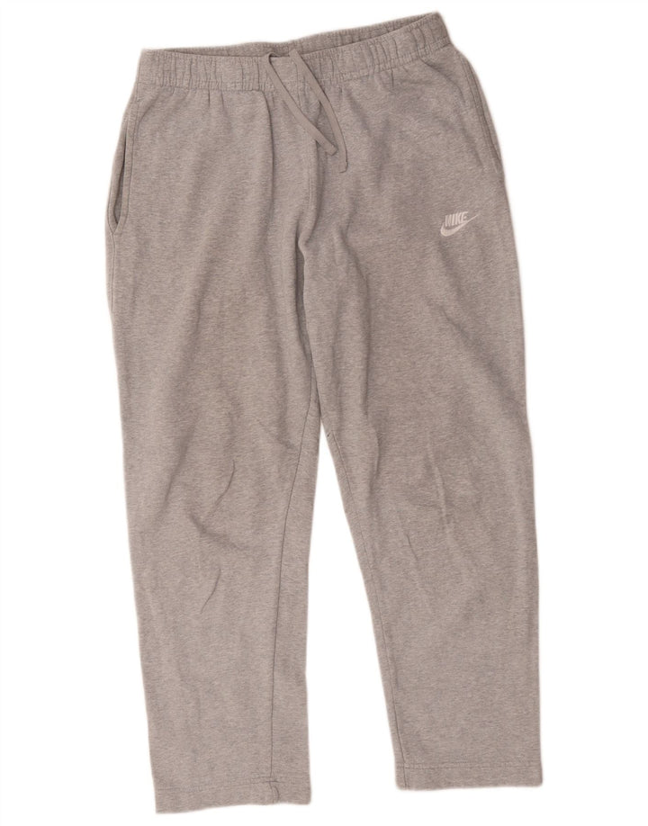 Damskie spodnie dresowe Nike UK 14, średnioszare, bawełniane w cętki
