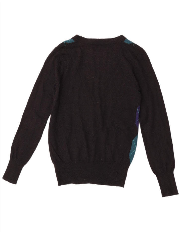 Sweter damski French Connection UK 14 Średni czarny Argyle/Diament