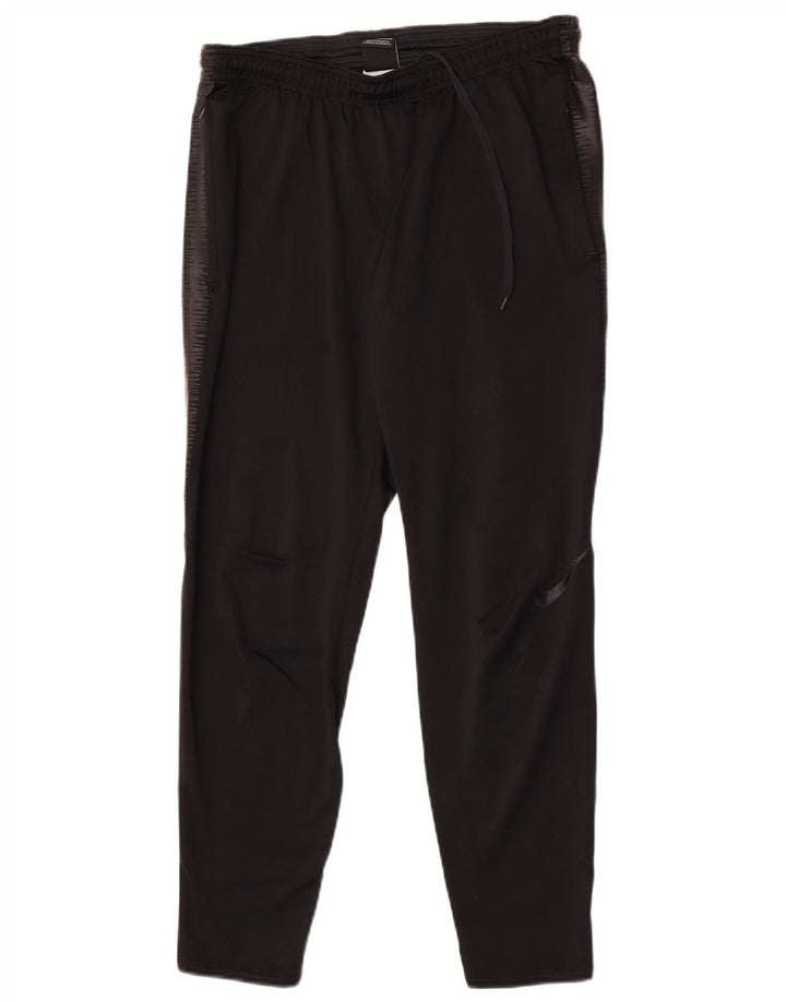 Męskie spodnie dresowe Nike Dri Fit, poliester w kolorze średniej czarnej kolorystyki