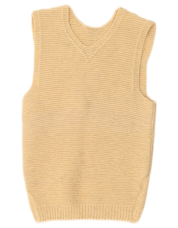 Tank top damski w stylu vintage, UK 12, średni beż