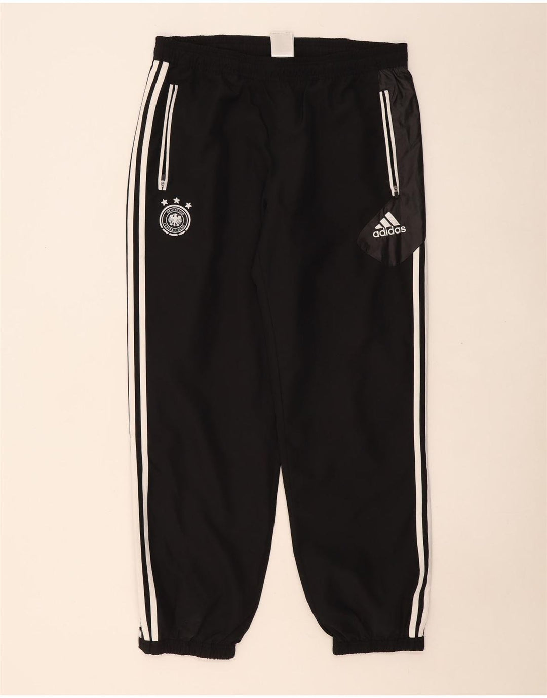 Męskie spodnie dresowe ADIDAS Joggers UK 42/44, duże czarne