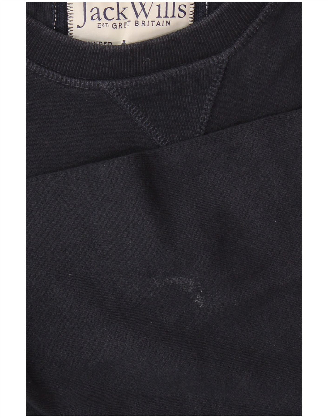 JACK WILLS Męski sweter, duży, granatowy, bawełniany