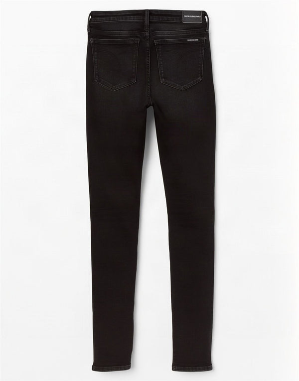 Damskie jeansy Skinny Calvin Klein W26 L30 Czarne bawełniane