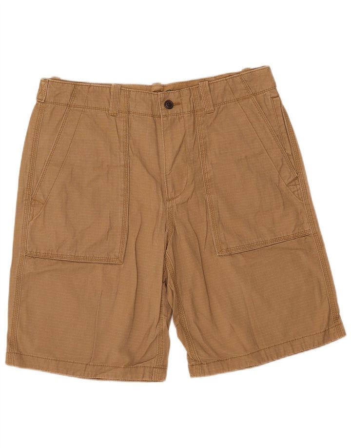 Męskie spodenki chino EDDIE BAUER W34 duże, beżowe, bawełniane