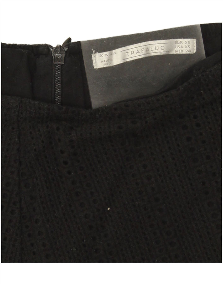 Spodnie Zara Damskie Trafaluc Hot Pants XS W24 Czarne