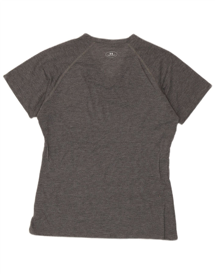 Damski T-shirt UNDER ARMOUR UK 12, średni szary poliester