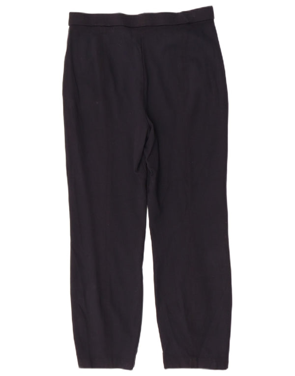 Spodnie damskie Sweaty Betty, proste, przycięte, średnie W28 L25, granatowe