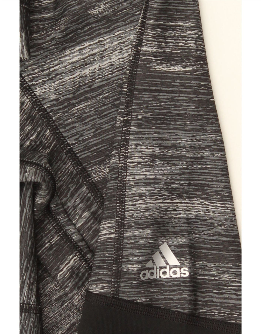 Damskie legginsy Capri ADIDAS UK 8, małe, szare, z blokami kolorów
