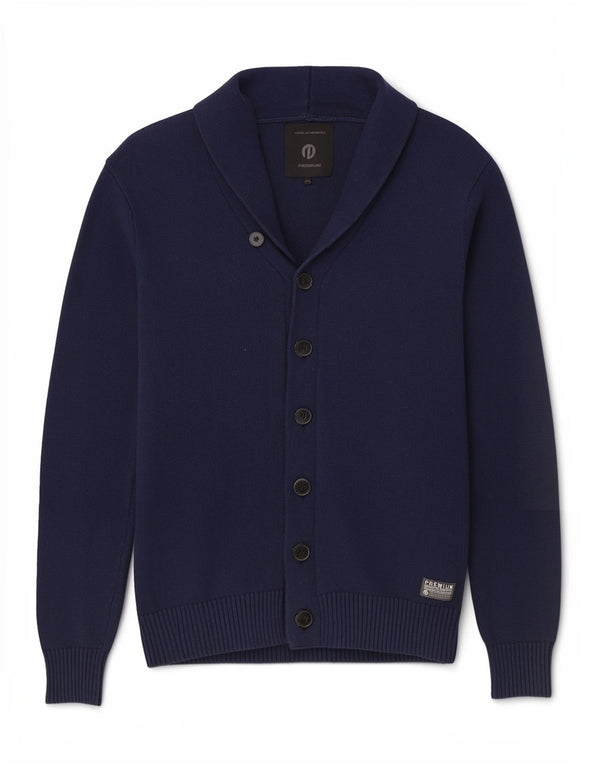 Sweter męski Jack & Jones, duży, granatowy, bawełniany
