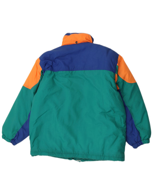 Męska ocieplana kurtka z kapturem Eagles Ridge UK 38, nylon w kolorze średniej zieleni