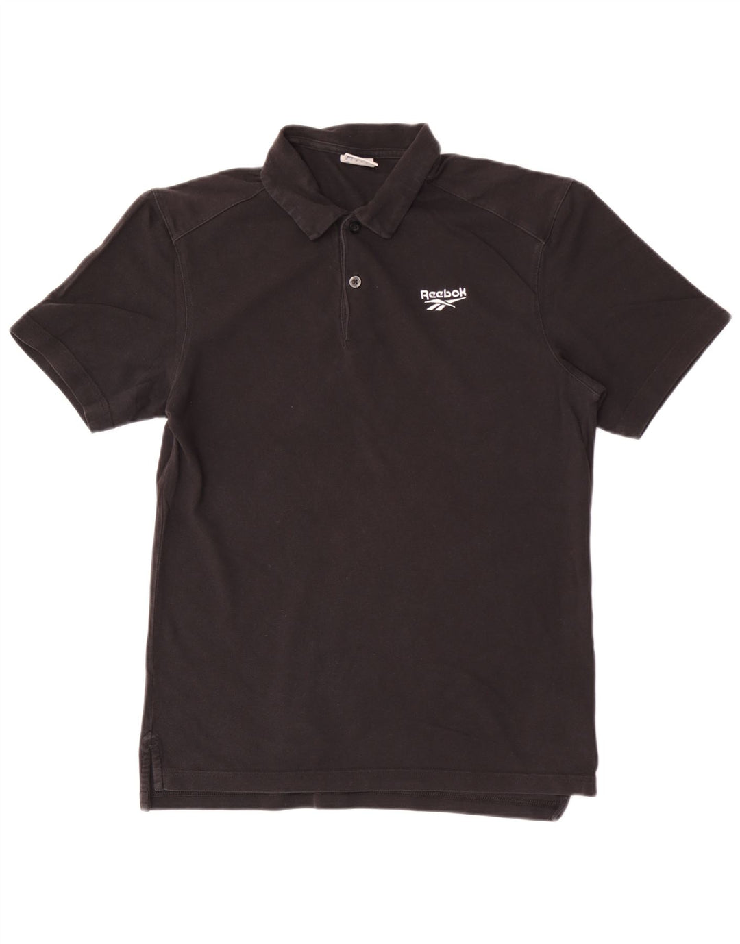 Męska koszulka polo Reebok, średnia czarna, bawełniana