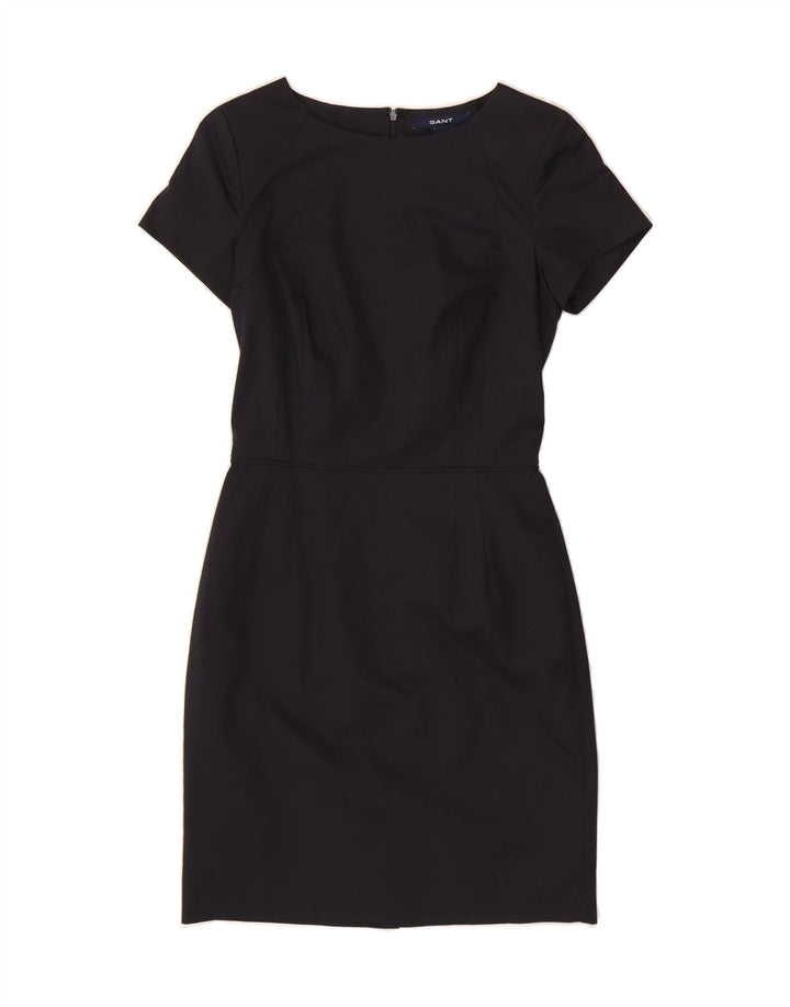 GANT Womens Sheath Dress UK 8 Small Navy Blue Cotton Vintage Gant and Second-Hand Gant from Messina Hembry 
